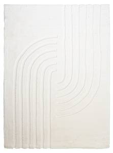 Hochflor Teppich Carvy Curves Creme - 200 x 290 cm