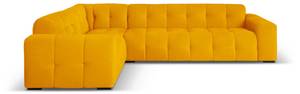 Ecksofa KENDAL 6 Sitzplätze Orange