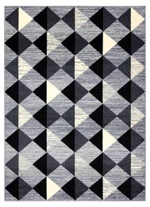 Tapis Bcf 3987 Trigone Triangles Gris - Matière plastique - Textile - 185 x 1 x 270 cm