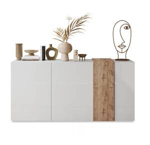 Buffet 3 portes - L181 cm Blanc - Bois manufacturé - 44 x 84 x 181 cm