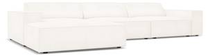 Ecksofa JODIE 4 Sitzplätze Beige - Textil - 166 x 70 x 284 cm