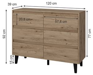 Sideboard Bahia 43350 120 x 92 x 39 cm