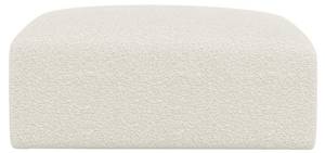 Pouf POGNI Blanc - Textile - 75 x 45 x 75 cm