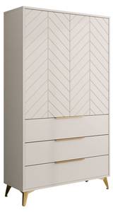 Kleiderschrank Xylix 2D Beige - Holzwerkstoff - 104 x 180 x 40 cm