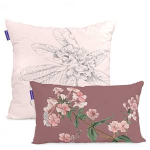 Blooming Housse de coussin (2er Set) Textile - 1 x 50 x 50 cm