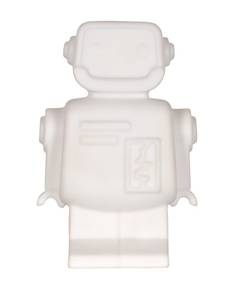 Veilleuse Robot 33cm Blanc - Matière plastique - 20 x 33 x 29 cm