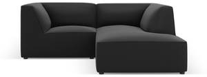 modulares Ecksofa RUBY 3 Sitzplätze Schwarz