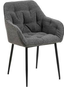 Chaise de salle à manger Brooke lot de 2 Gris