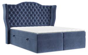 Boxspringbett Royal Blau - Breite: 140 cm