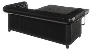 Chesterfield Perry Sofa 3 Sitzer Schwarz