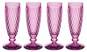 Sektgläser Boston Coloured 4er Set Pink - Fassungsvermögen: 0.15 L