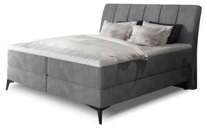 Boxspringbett CRAFT Hellgrau - Breite: 163 cm