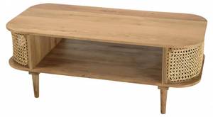 Meuble TV marron Marron - En partie en bois massif - 60 x 45 x 120 cm