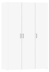 l' armoire Spell Blanc - En partie en bois massif - 116 x 175 x 49 cm