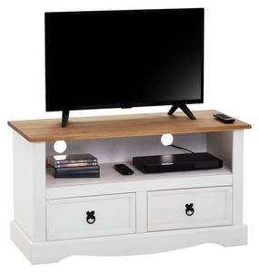 Meuble TV CAMPO Marron - Bois massif - 99 x 55 x 44 cm