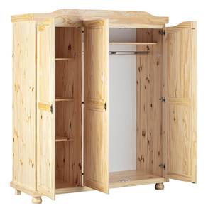 Kleiderschrank Bepam Braun - Massivholz - 150 x 180 x 56 cm