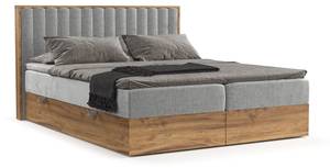 Boxspringbett Komorebi Grau - Breite: 200 cm - H2