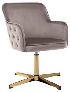 Chaise de bureau CAPULI Gris - Textile - 70 x 80 x 70 cm