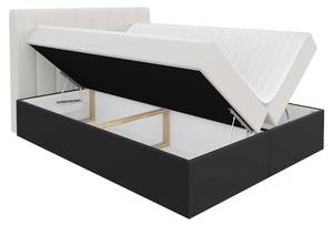 Boxspringbett Vigo Beige - Schwarz - Breite: 146 cm