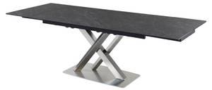 Table extensible THYLIA Noir - Pierre - 90 x 76 x 240 cm