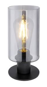 Kleine Tischlampe schwarz dimmbar Glas Schwarz - Glas - Metall - 10 x 23 x 10 cm