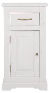 Armoires latérales ROMANTIC SCAB45 1D1D Blanc - Matière plastique - Bois massif - 45 x 85 x 30 cm