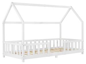 Kinderbett Sisimiut Weiß - 96 x 140 x 207 cm