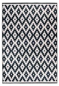Tapis salon HUTANI 120x170 noir Noir - Textile - 120 x 6 x 170 cm