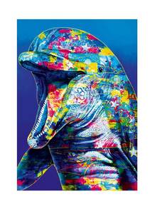 Puzzle Delphin 1000 Teile Papier - 27 x 6 x 40 cm