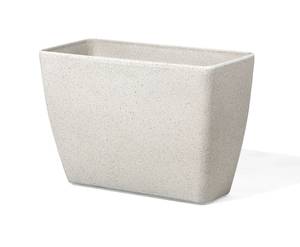 Cache-pot d'extérieur BARIS Beige - Crème - Diamètre : 27 cm - Lot de 2