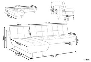 Canapé d'angle ALSTEN Angle à droite (vu de face)