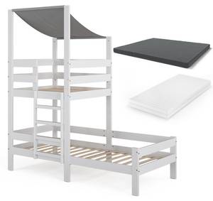 Lit cabane Tom 36649 Blanc - 97 x 218 cm