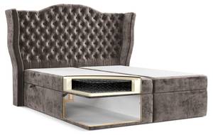 Boxspringbett Royal Braun - Breite: 200 cm