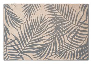 Platzset "Palme", Polyleinen, grau Grau - Kunststoff - 30 x 1 x 45 cm