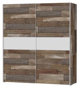 Kleiderschrank Longline Lux Braun - Holzwerkstoff - 170 x 191 x 61 cm