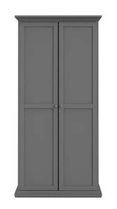 l' armoire Venedig Gris - En partie en bois massif - 96 x 201 x 60 cm