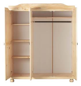 Kleiderschrank Bepam Braun - Massivholz - 150 x 180 x 56 cm