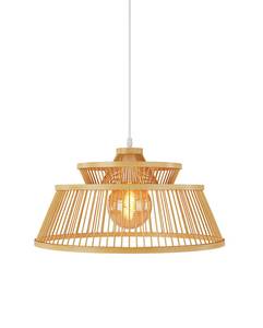 Suspension Tahaa Beige - Bambou - 36 x 18 x 36 cm