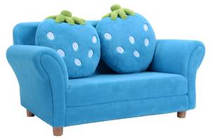 Kindersessel Sessel Sofa Blau - Textil - 55 x 48 x 95 cm