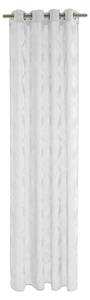 Vorhang weiß geometrisch Küche Weiß - Textil - 140 x 245 x 140 cm