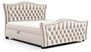 Boxspringbett TURHAN Beige - Breite: 190 cm