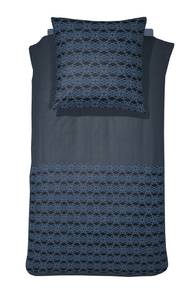 Bettbezug - Baumwolle - 135x200cm Blau - Textil - 135 x 4 x 200 cm