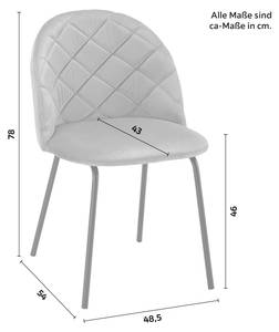 Stuhl SELINA 48 x 54 cm