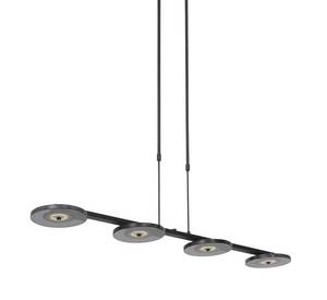 Lampe suspendue Turound Noir - Métal - 16 x 80 x 100 cm