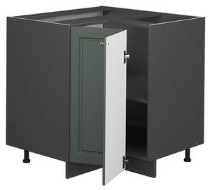 Eckschrank Fame-Line 46296 Anthrazit - Grün - Tiefe: 60 cm