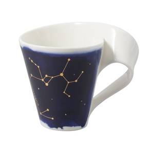 Tasse Schütze NewWave Stars Blau - Weiß - Porzellan - 10 x 12 x 13 cm