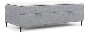 Boxspringbett Araya Grau - Breite: 90 cm - H2