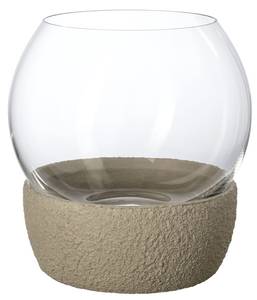 Windlicht Perlemor Home Beige - Glas - 16 x 16 x 16 cm