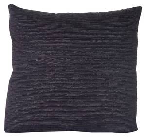 Coussin de décoration noir Noir - Textile - 42 x 42 x 12 cm