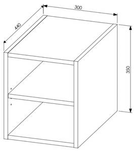 Regal LEONARDO RACK30 44 x 35 cm